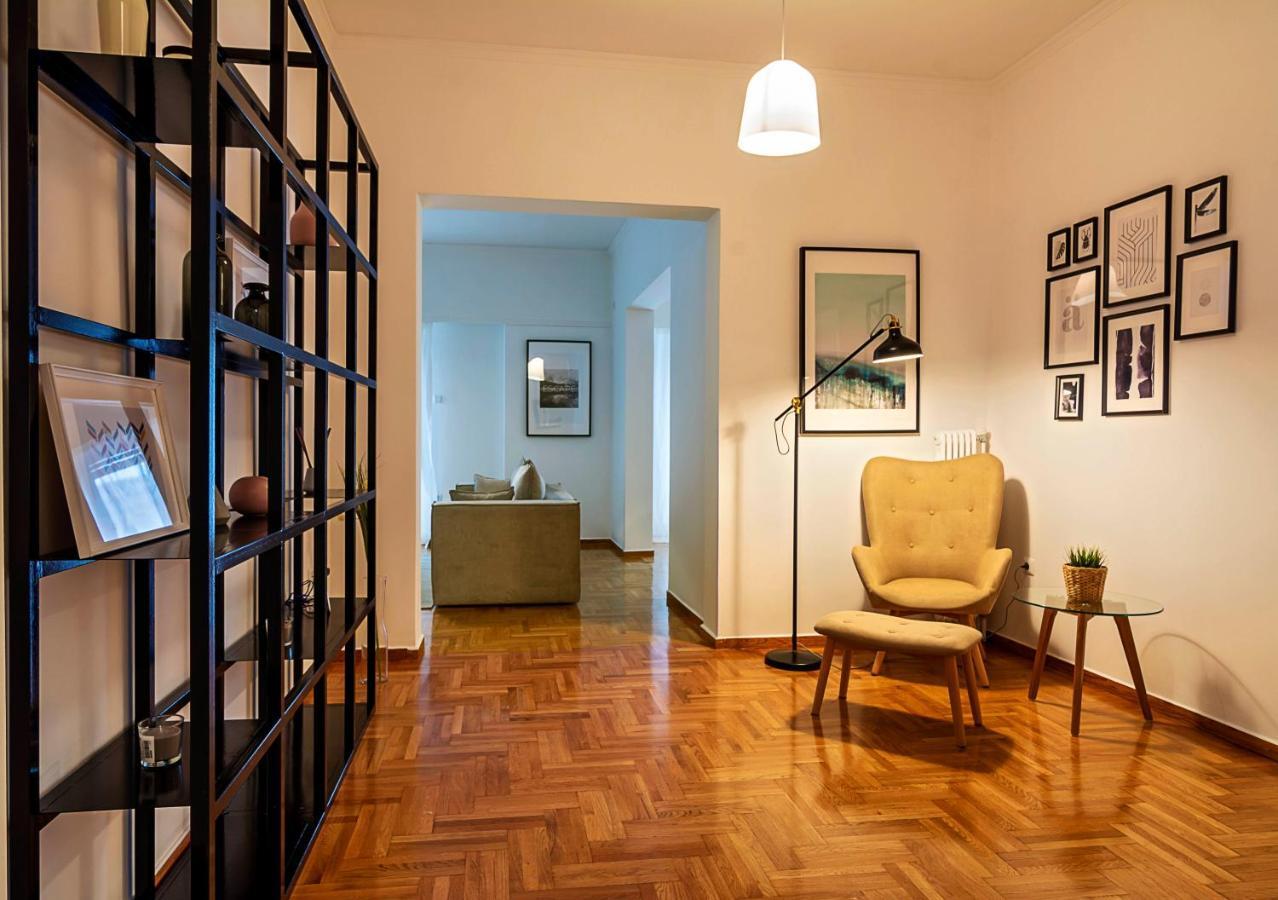 Апартаменты Elegant, Spacious & Minimalist Aptm W/Balcony Афины Экстерьер фото